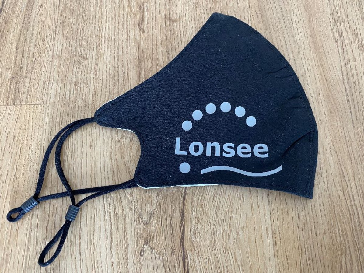 Maske mit Logo Lonsee